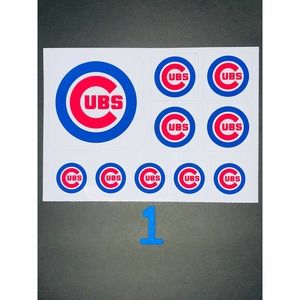 CUBS BASEBALL HIGH QUALITY STICKERS SET BUNDLE